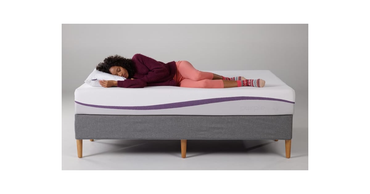 purple mattress made out of