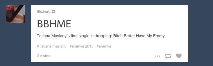 Internet Reactions to Tatiana Maslany's Emmy Nomination