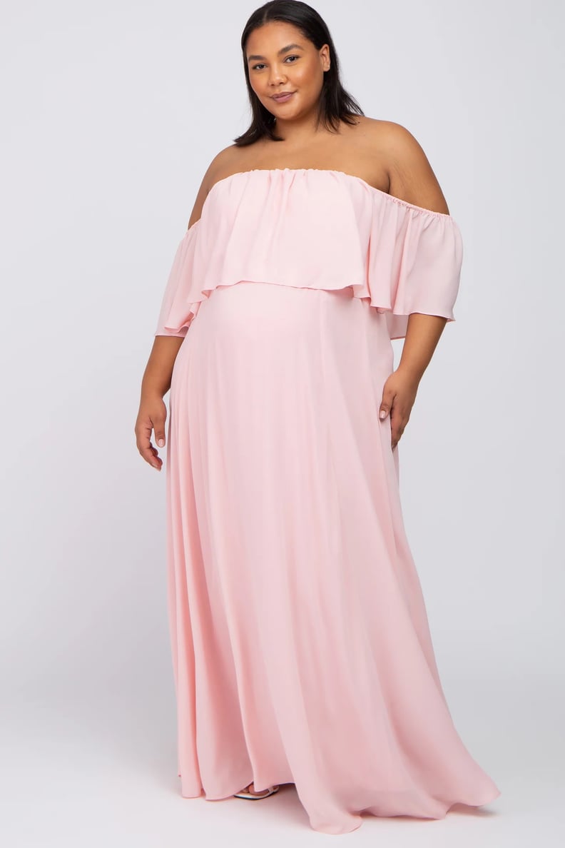 New* S PinkBlush Maternity Dress – Happily Ever After Maternity