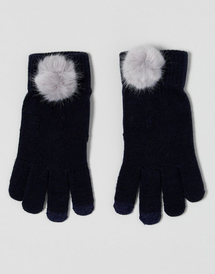 Faux Fur Smart Touch Gloves
