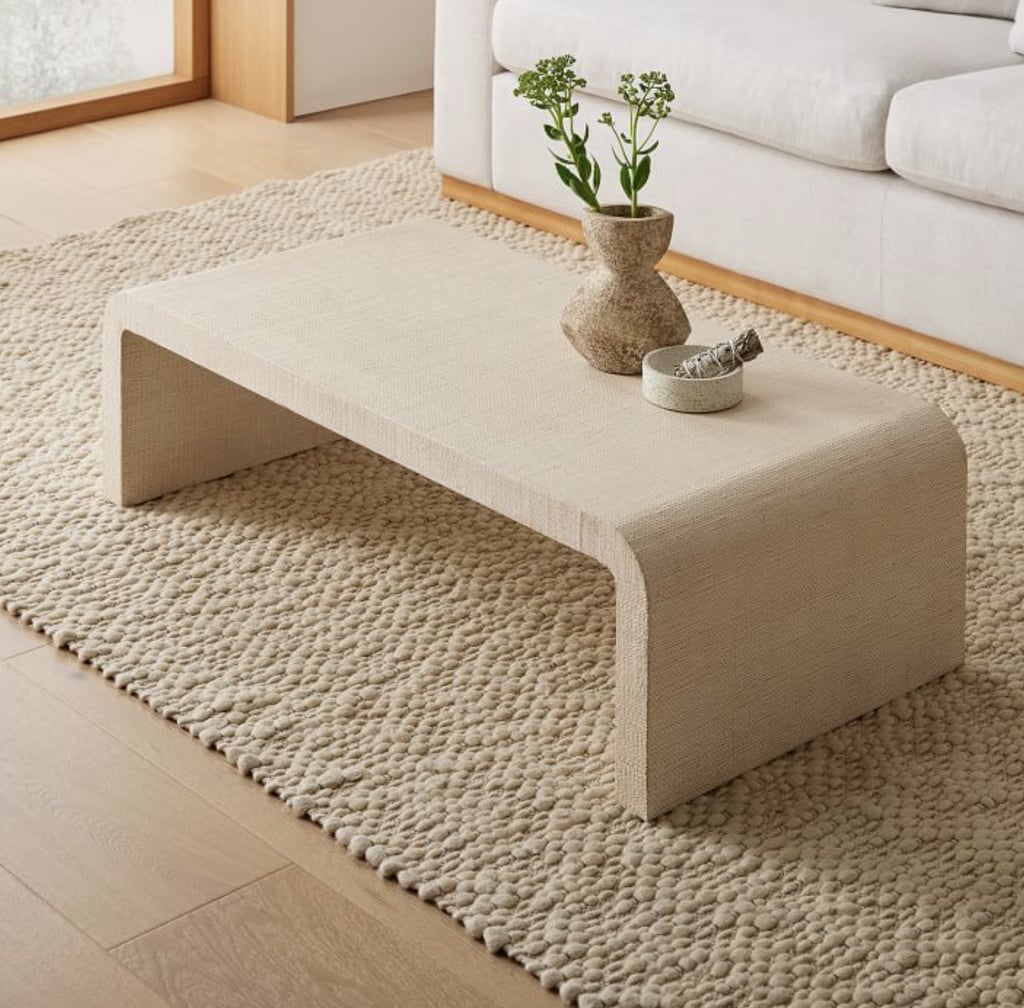 Soft Curves: West Elm Solstice Coffee Table