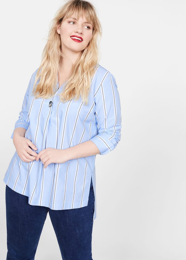 Violeta by Mango Striped Shirt