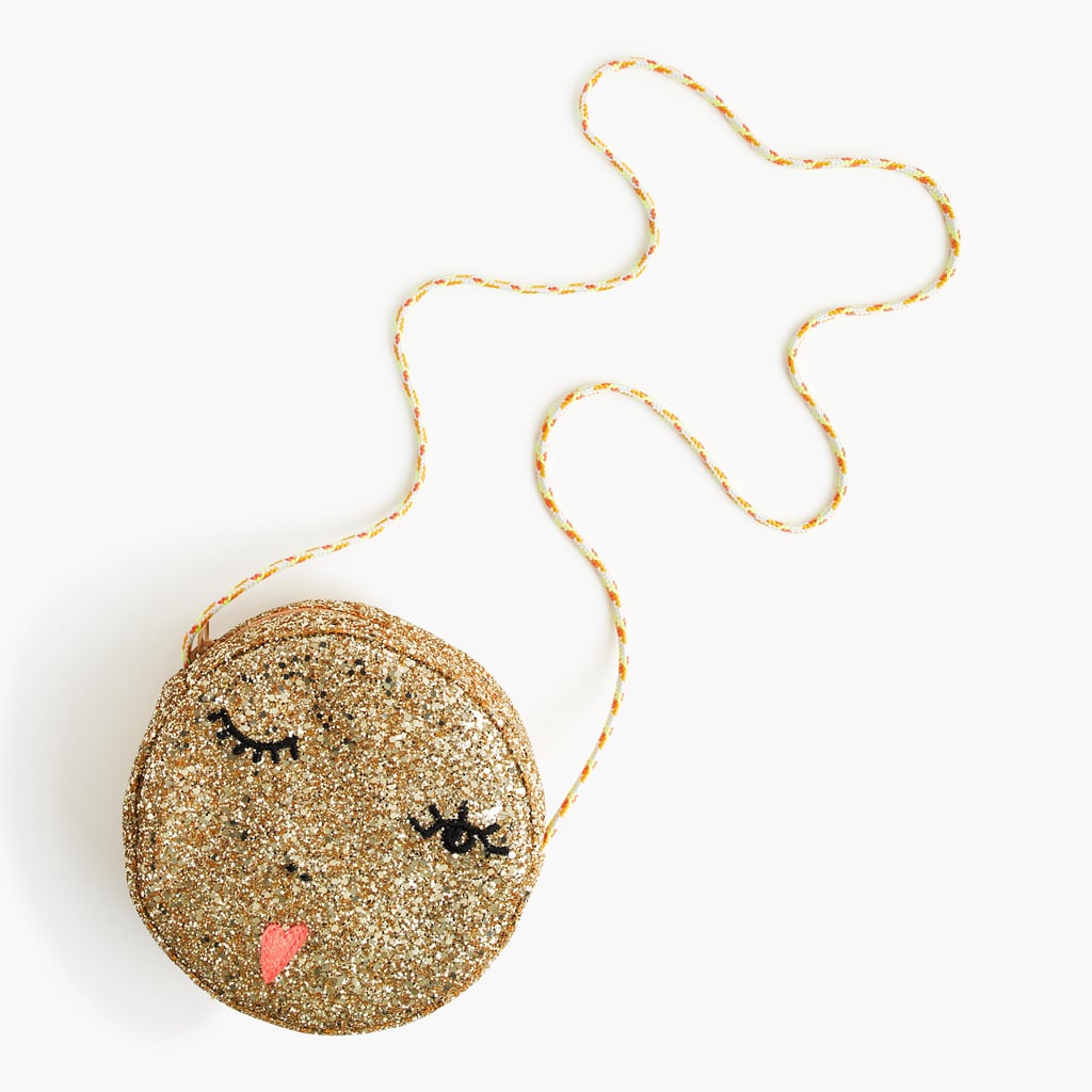 J.Crew Girls' Glitter Olive Bag ($50)