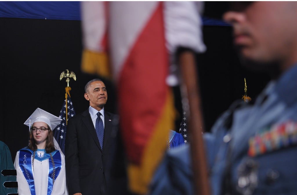 Obama's Graduation Speech at Worcester Technical High School POPSUGAR