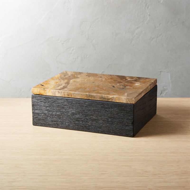 House Stark: Petrified Wood Box