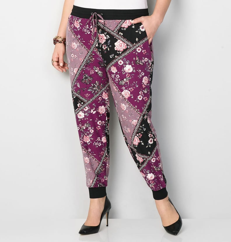 Avenue Patchwork Floral Jogger