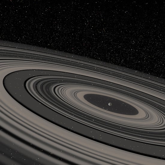 Super Saturn Planet J1407b With Rings