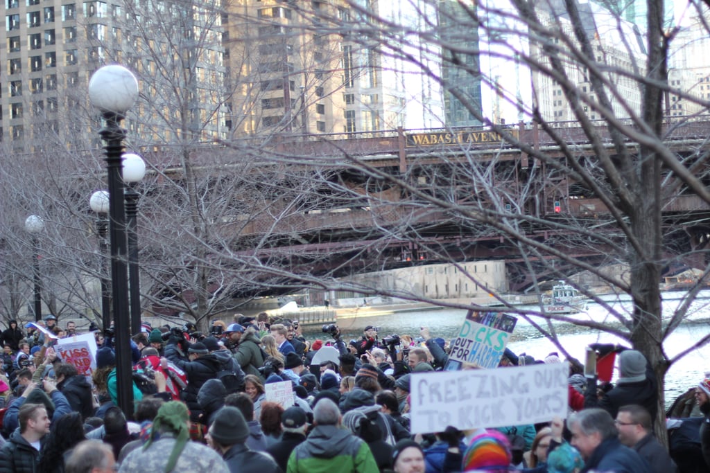 Butt Trump Protest in Chicago