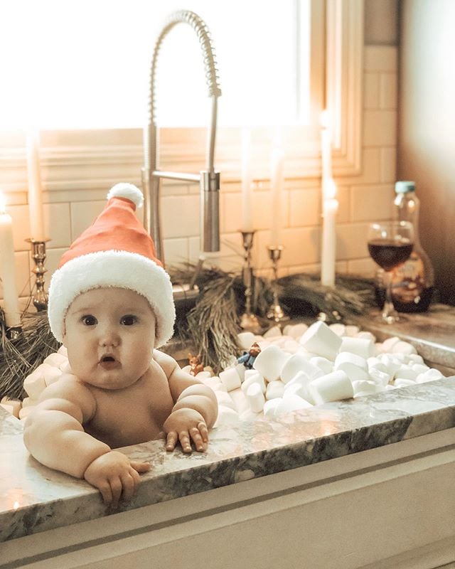 Baby Dressed as Elf on the Shelf 2018