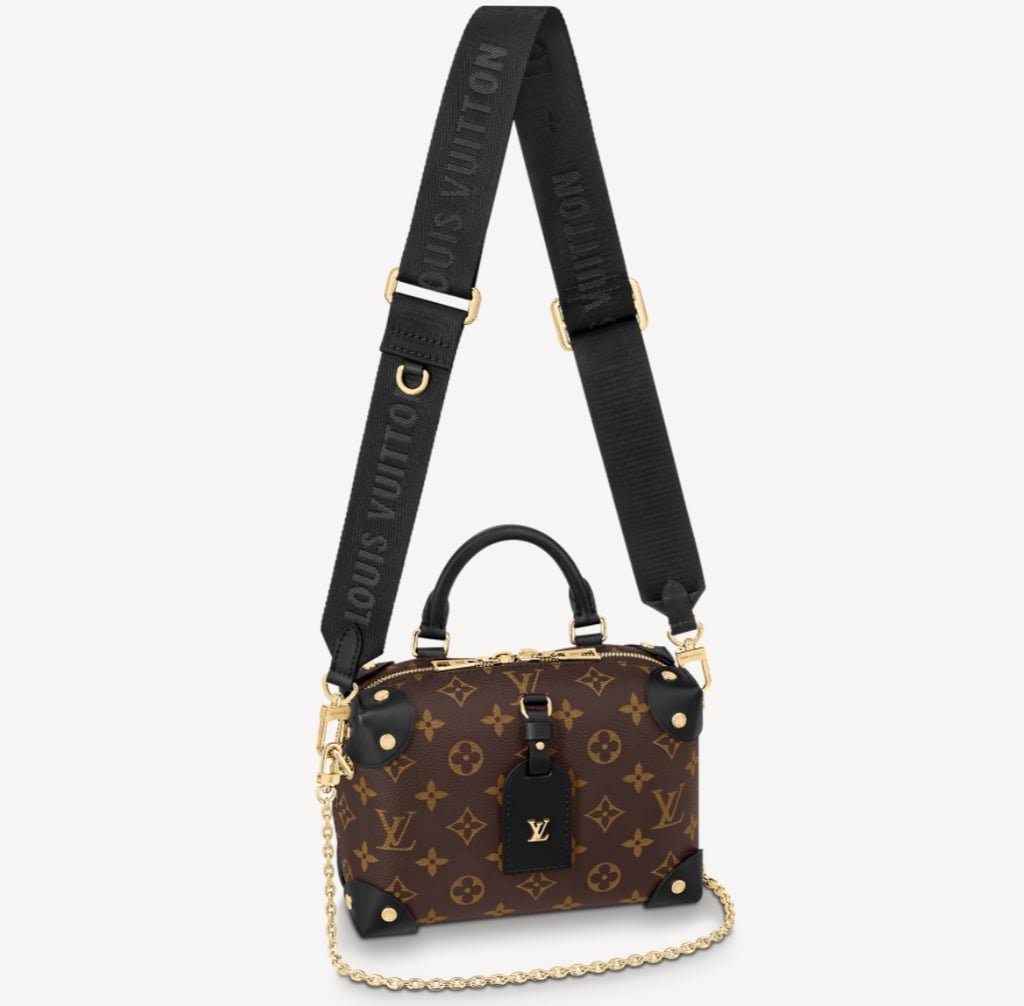 Shop Simone Biles's Louis Vuitton Petite Malle Souple Monogram Bag