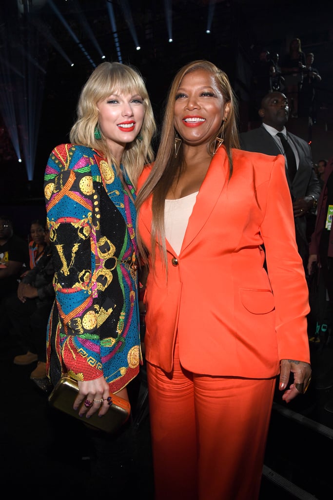 Taylor Swift and Queen Latifah at the 2019 MTV VMAs