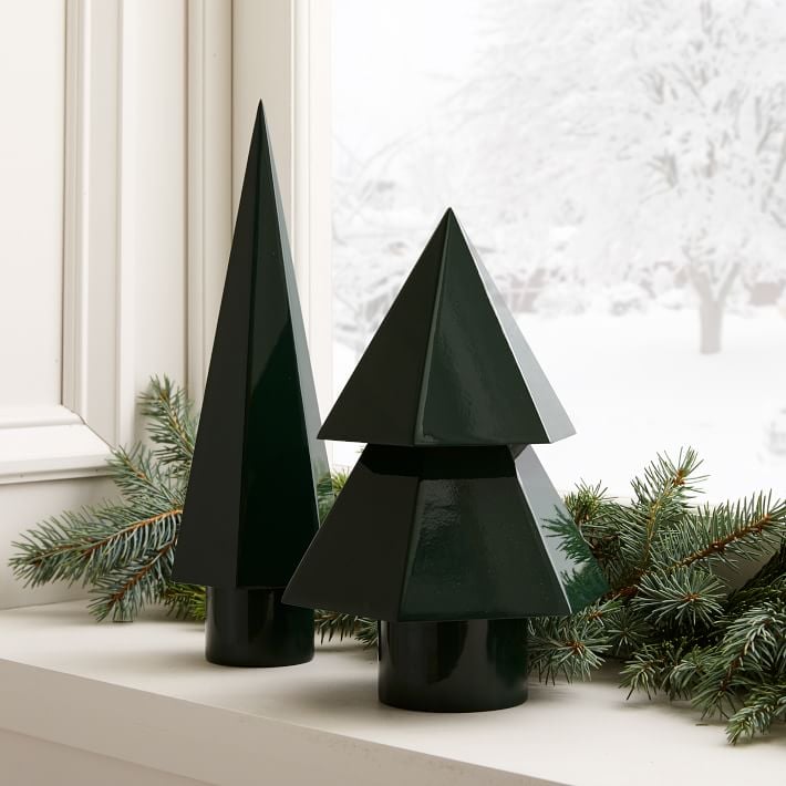West Elm Modern Lacquer Tiered Trees
