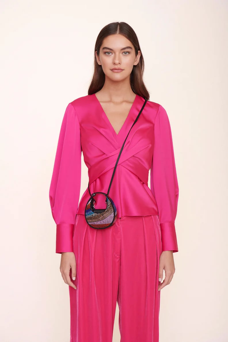 Staud Micro Moon Crystal Bag