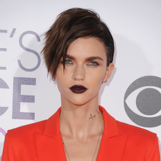 Ruby Rose Blue Hair January 2019