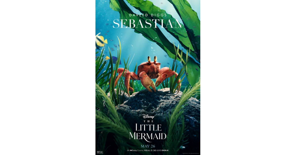 Daveed Diggs as Sebastian in "The Little Mermaid" Poster | Live-Action