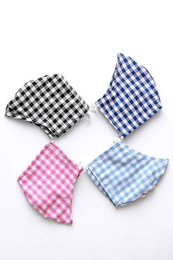 Amadi Gingham Reusable Face Mask