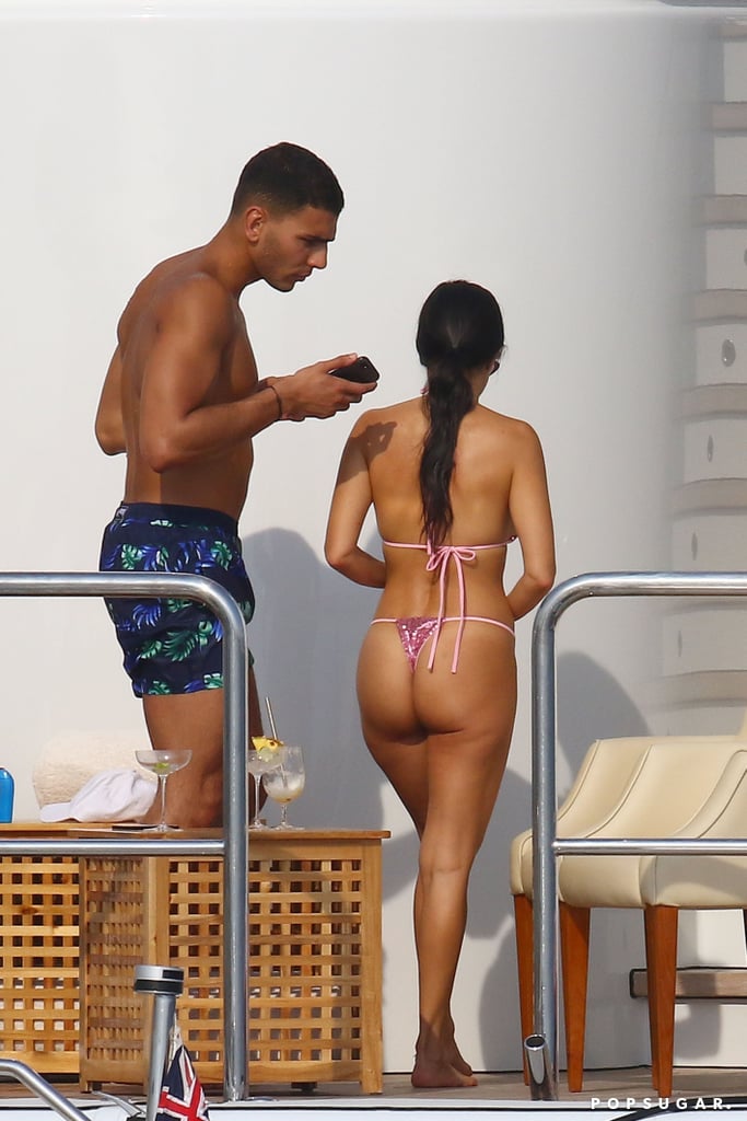 Kourtney Kardashian and Younes Bendjima in Cannes May 2017
