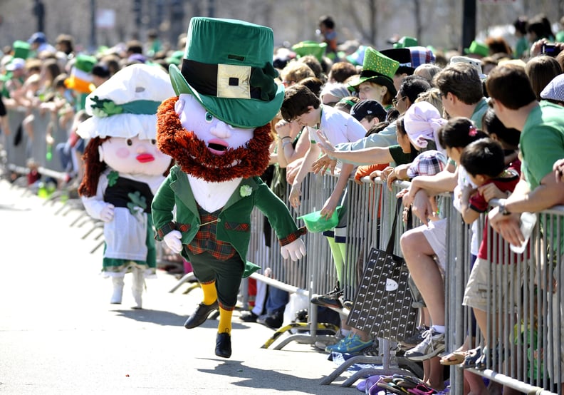 And leprechaun mascots.