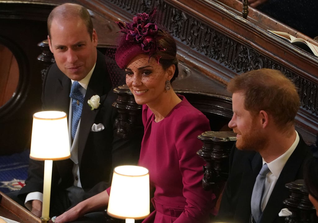 Kate Middleton and Prince William at Eugenie's Wedding