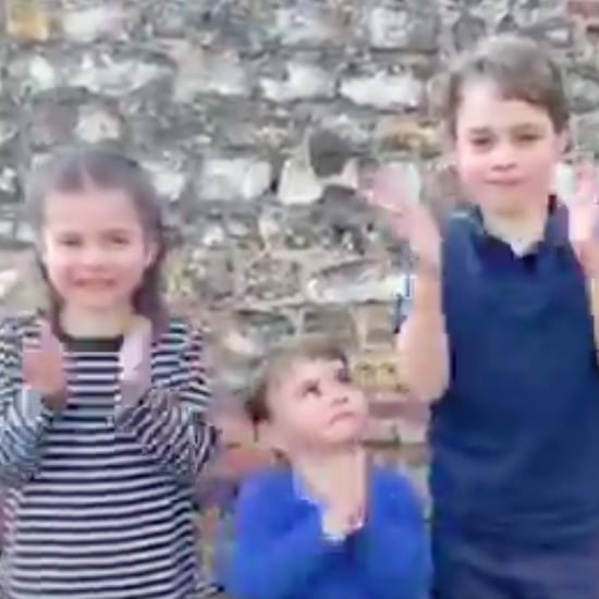 George, Charlotte, and Louis Clap For NHS Staff and Carers