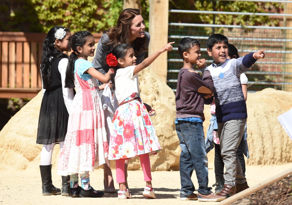 When Kate Shared a Sweet Moment With a Few Kids at a Park