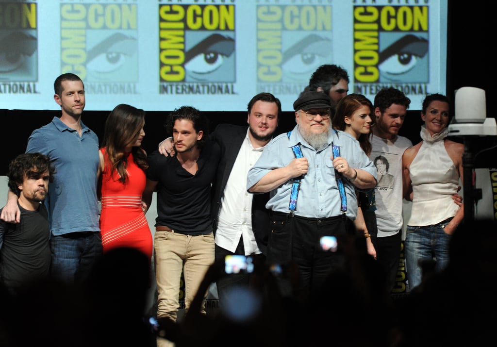 The pair shared a moment when the hit the stage at Comic-Con in 2013.