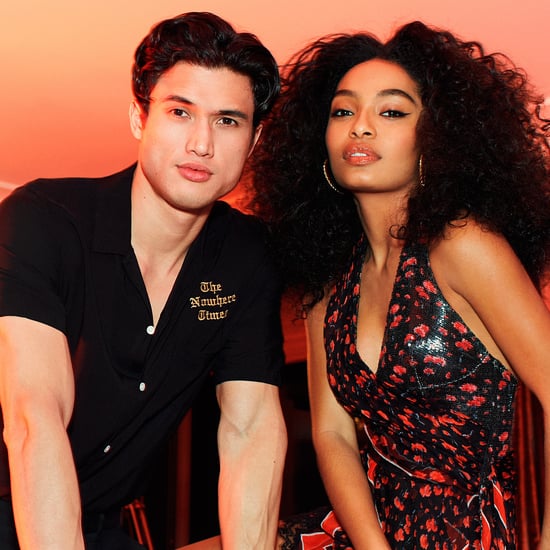 Yara Shahidi and Charles Melton in Cosmopolitan April 2019