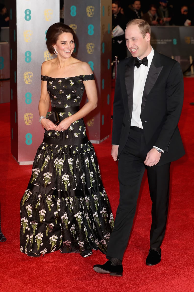 The Duchess of Cambridge at the 2017 BAFTA Awards