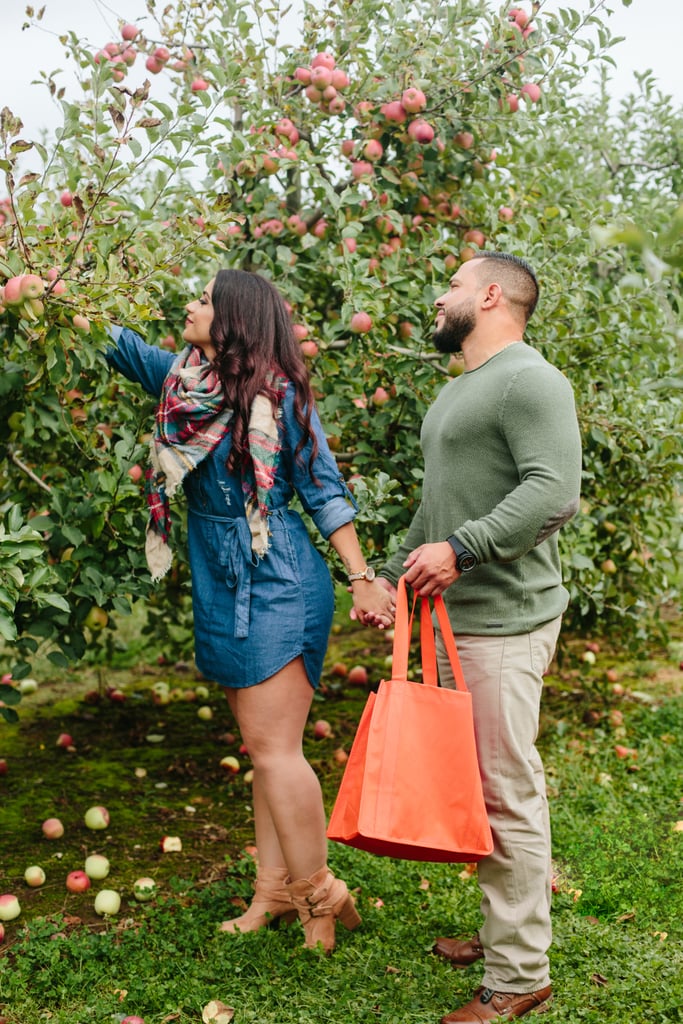 Apple Orchard Engagement Shoot