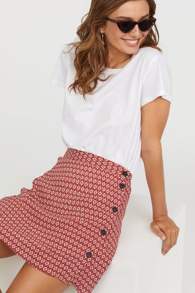 H&M Crêped Skirt