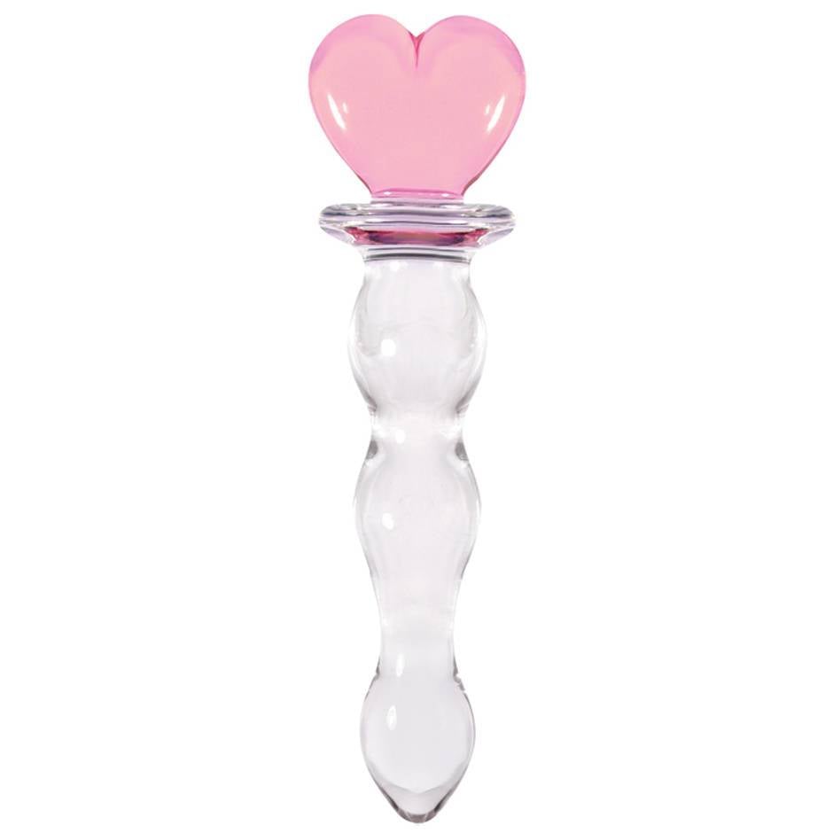 Crystal Heart Glass Dildo