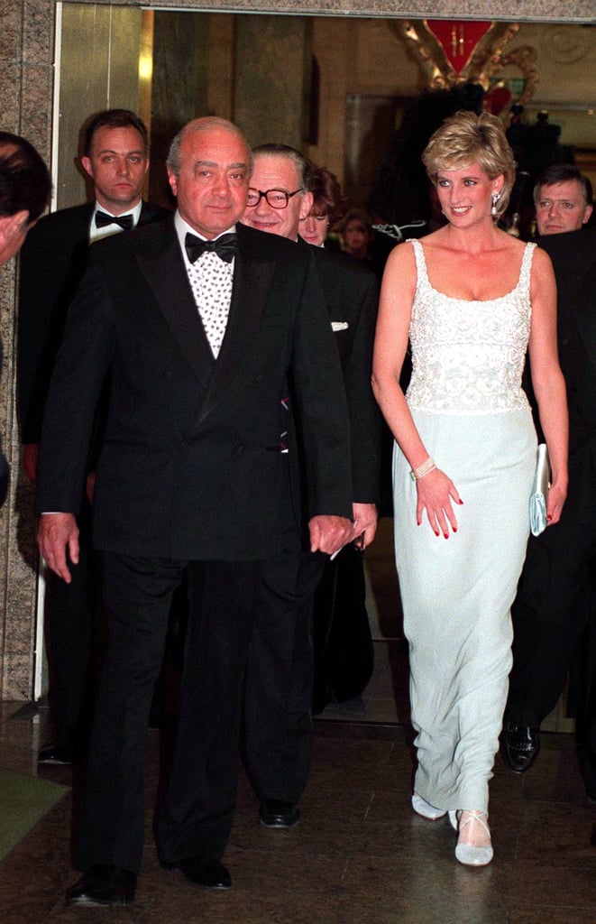 Princess Diana With Mohamed Al Fayed in 1996