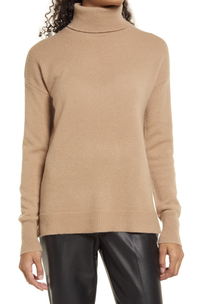 A Cozy Sweater: Nordstrom Cashmere Turtleneck Sweater