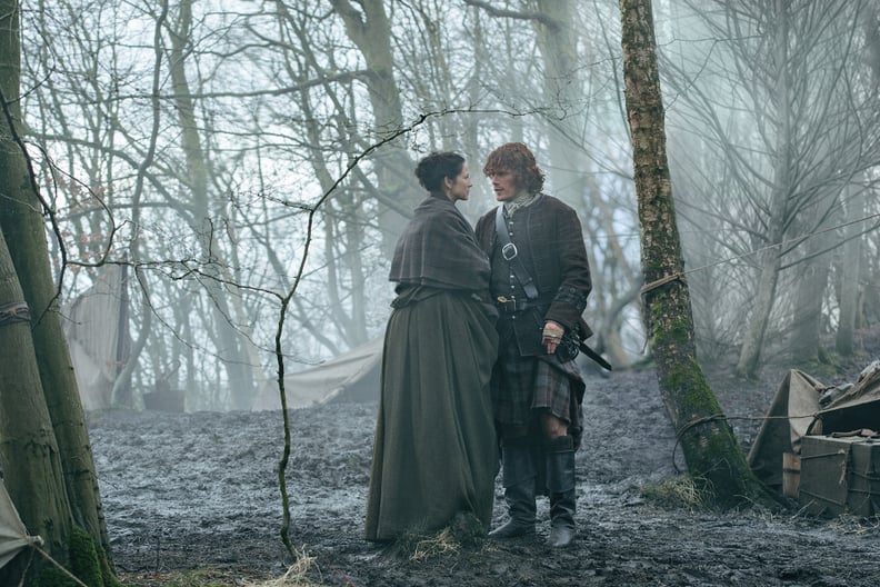 Jamie kills his Uncle Dougal when he comes after Claire