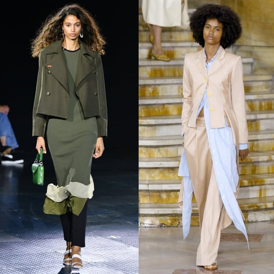 How to Wear a Dress Over Pants