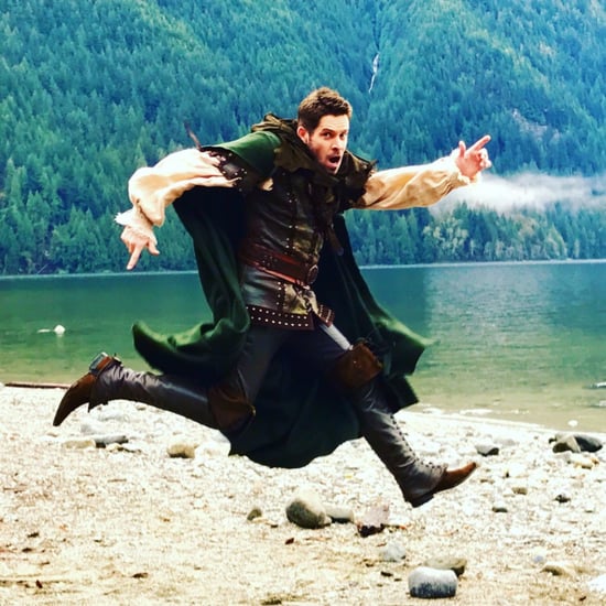 Robin Hood on Once Upon a Time Set November 2016