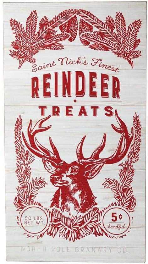 Reindeer Treats Wall Decor