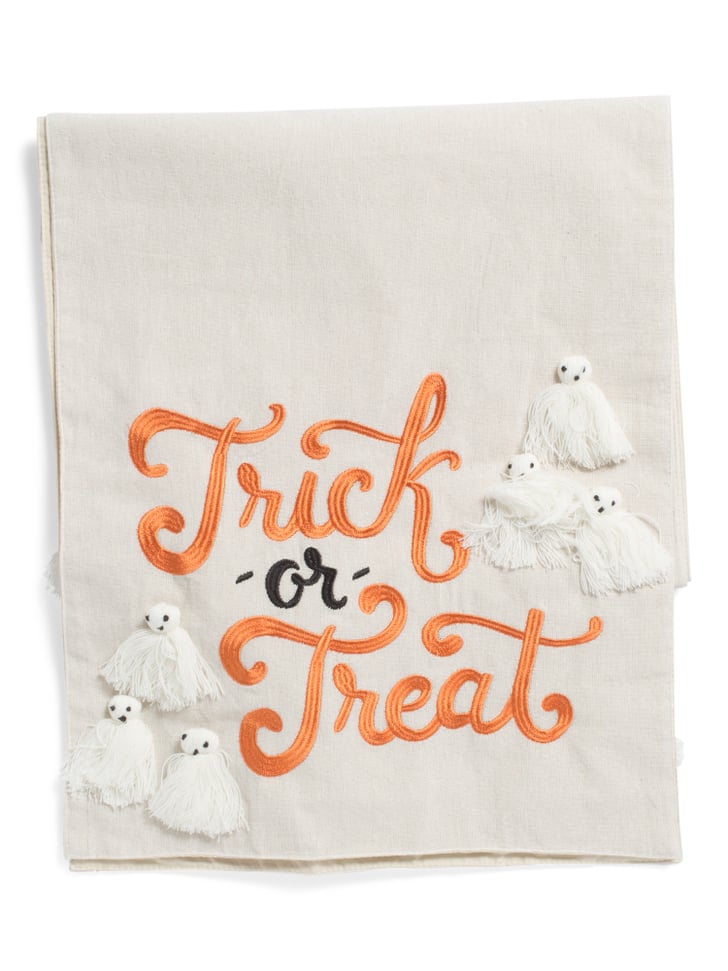 Trick or Treat Ghost Tassels Runner Best TJ Maxx Halloween Decor POPSUGAR Home Photo 2
