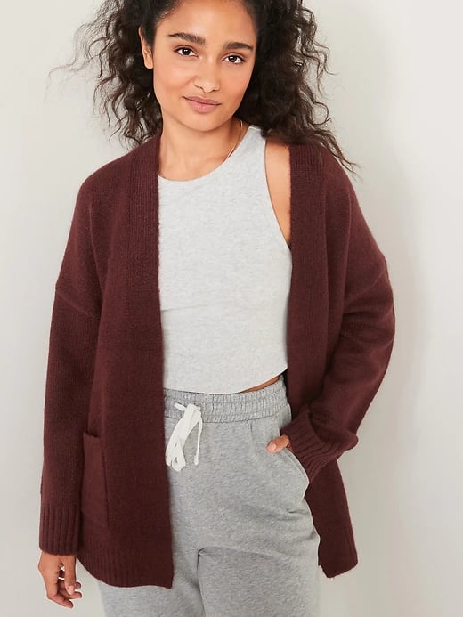 Old navy maroon discount cardigan