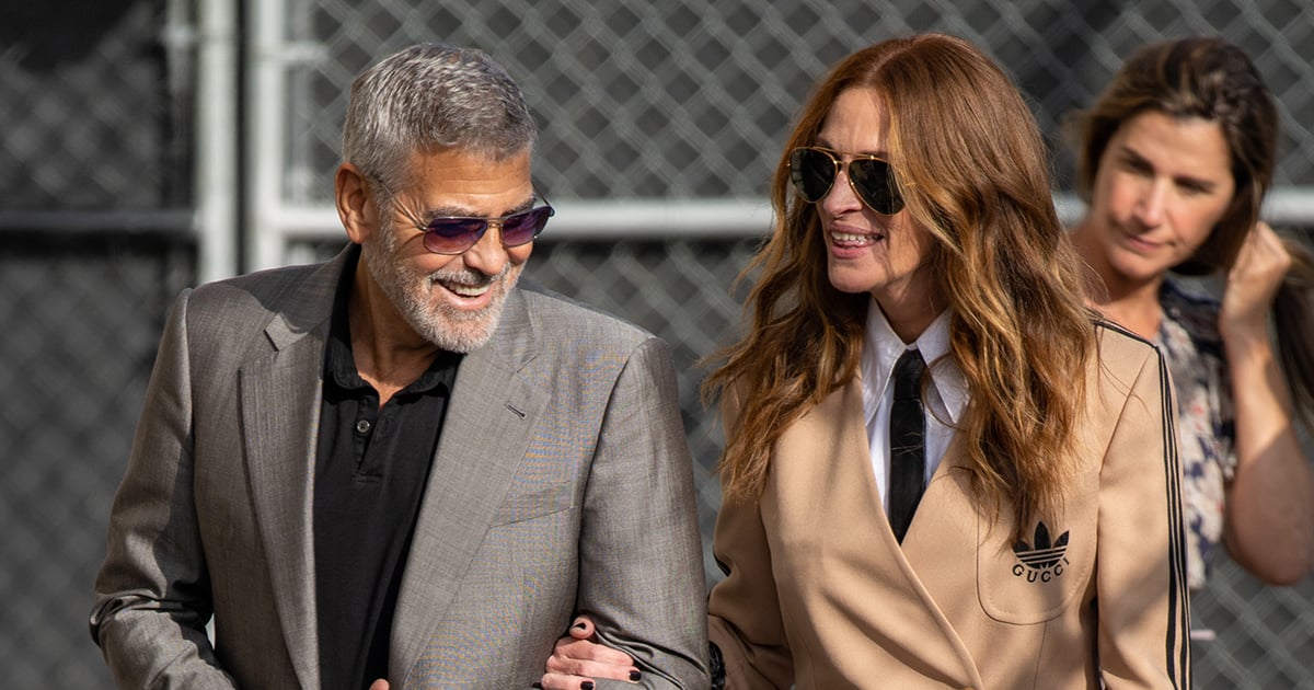 Julia Roberts, George Clooney Match in Suits on Press Tour