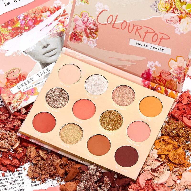 ColourPop Sweet Talk Warm Coral Eyeshadow Palette