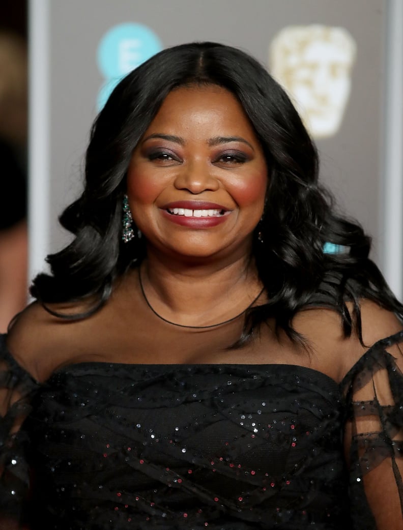 LONDON, ENGLAND - FEBRUARY 18:  Octavia Spencer attends the EE British Academy Film Awards (BAFTAs) held at Royal Albert Hall on February 18, 2018 in London, England.  (Photo by Mike Marsland/Mike Marsland/WireImage)