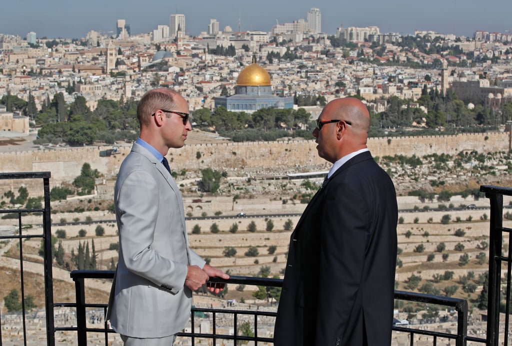 Prince William in Jerusalem June 2018