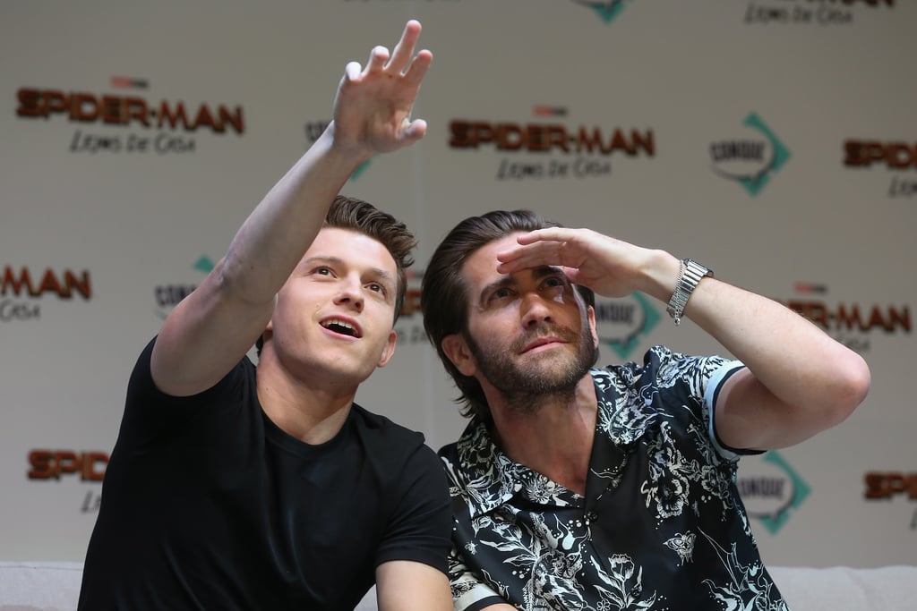 Jake Gyllenhaal And Tom Holland Friendship Pictures Popsugar Middle