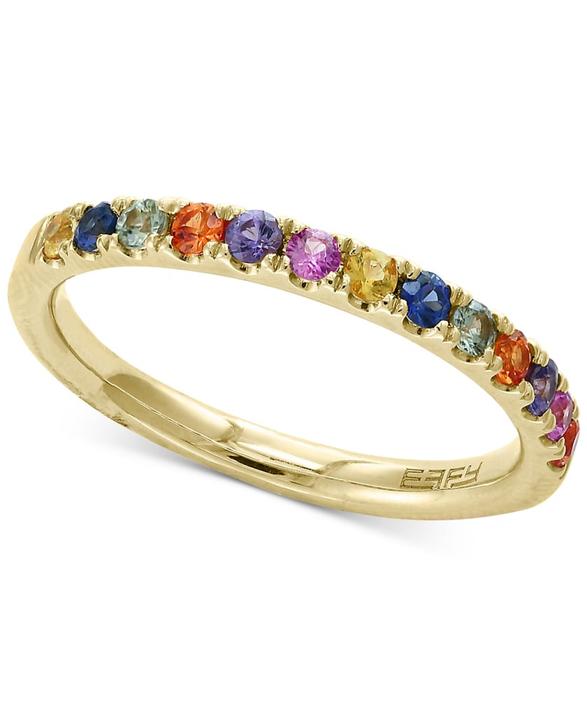 Effy Collection Watercolors Multi-Sapphire Band