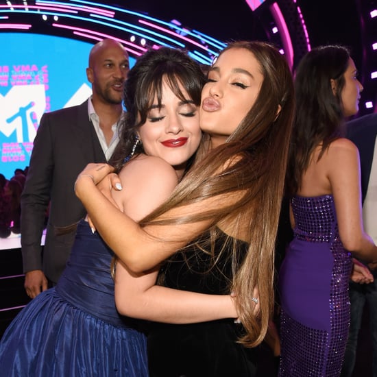 Ariana Grande and Camila Cabello at the 2018 MTV VMAs