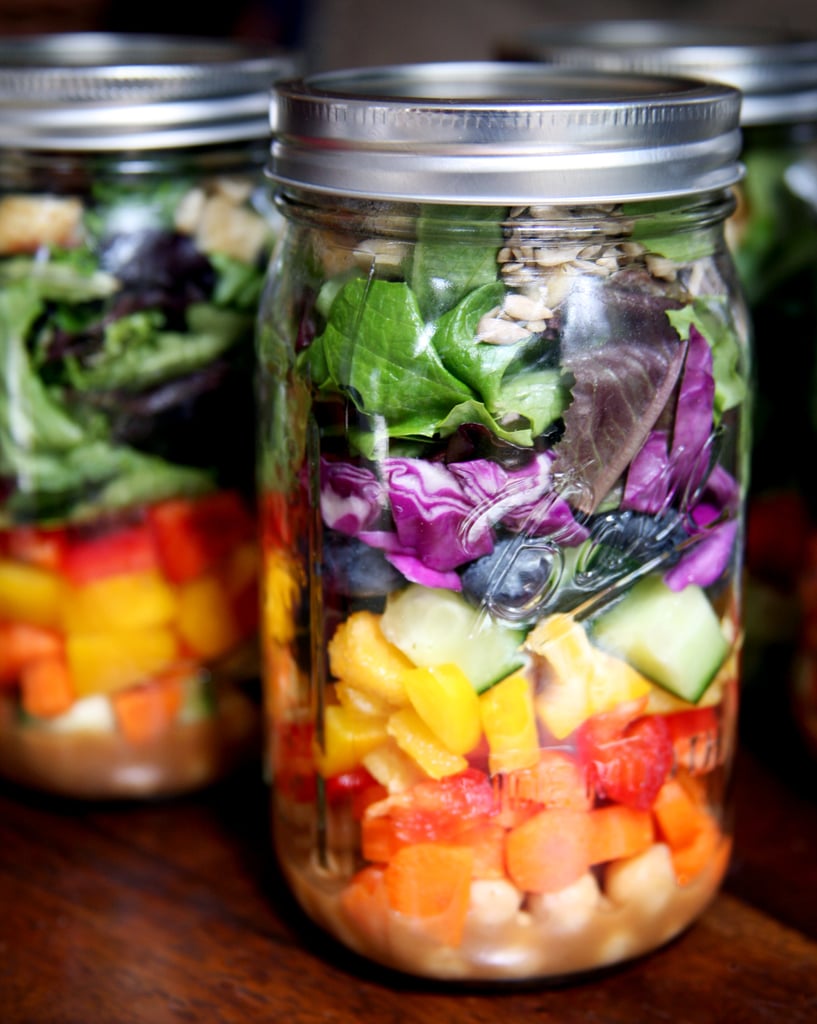 Rainbow Mixed Mason Jar