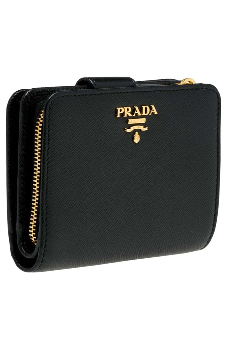 Prada Small Saffiano Tab Wallet | Best Women&#39;s Wallets 2019 | POPSUGAR Fashion Photo 14