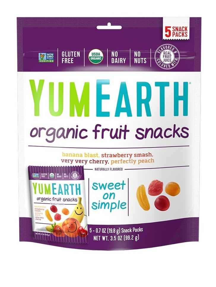 YumEarth Organic Fruit Snacks Best Vegan Snacks on Amazon POPSUGAR