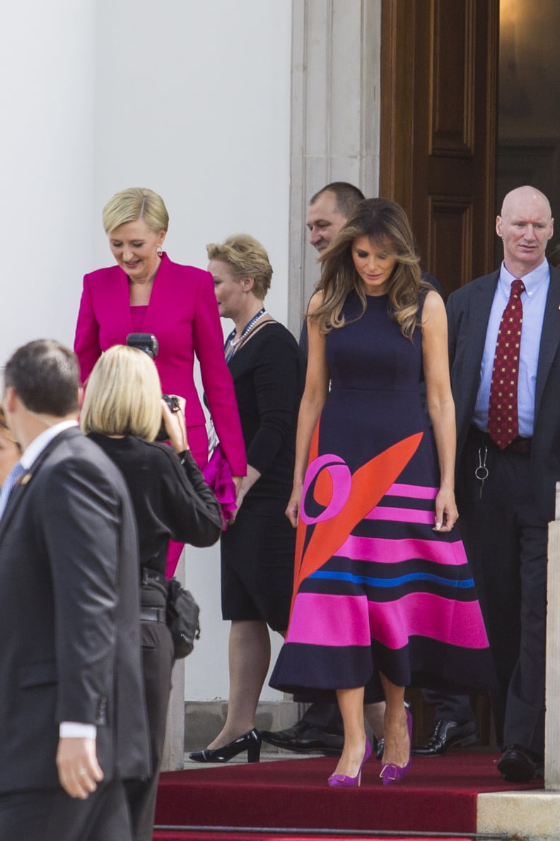 Melania in Delpozo